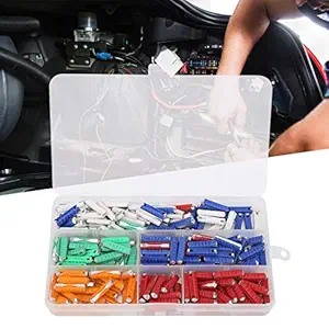 Automotive Fuse, 200pcs Car Fuses Kit with Storage Box for 2-Wheelers for Automobiles