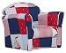 Kidsaw Mini Armchair (Blue Patchwork)
