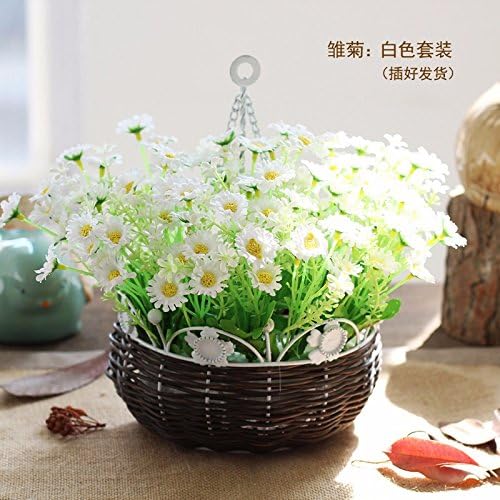 SCLOTHS Artificial Flores Falsas Daisy blanco perla AF-219
