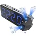 Produktbild Projektionswecker mit Temperaturanzeige,Digitaler FM Radiowecker Uhrenradio Wecker USB Ladeanschluss Snooze Funktion mit Dimmer großen Bildschirm