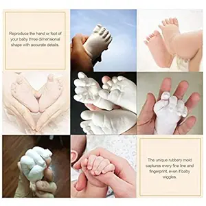 Babies Bloom Baby 3D Casting Footprint Casting Kit (175g Moulding, 300g Casting Powder) - M8