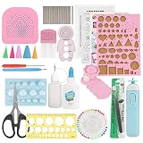 ❤CREAR LA FORMA COMPLICADA: Este conjunto de herramientas de Quilling puede ayudarlo a crear la forma o el patrón complicado. Ellos pueden resolver todos sus problemas.