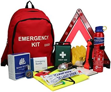 evaQ8 Car Accident &amp; Breakdown Emergency Kit - Deluxe