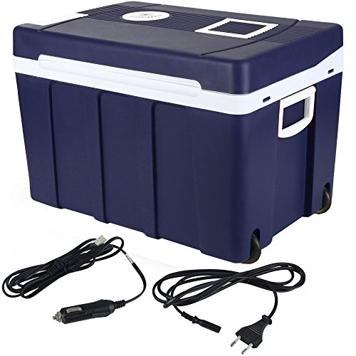 Gino Gelati 50 Liter 2 in 1 Mini Kühlschrank Kühlbox für Bierkasten Warmhaltebox Campingkühlschrank 12 & 220 Volt GG-55W-50L Cooling Box - 6
