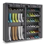 UDEAR Shoes Rack Organizador de Tela de Zapatos, Zapatero 7 Pisos con...
