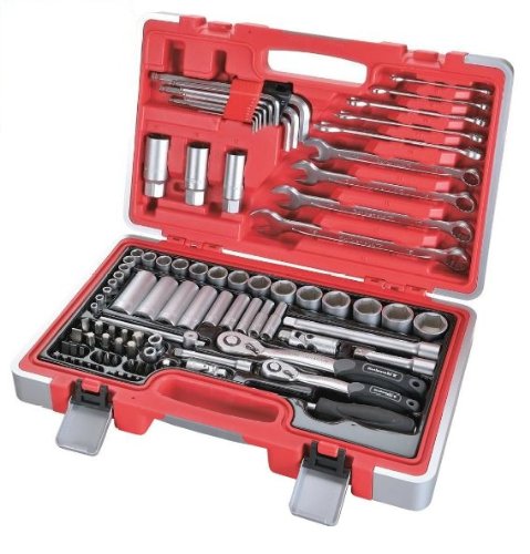 Preisvergleich Produktbild Rothewald® Profi Werkzeug-Satz metrisch, 92-teilig