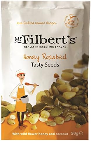 Mr. Filbert's Honey Roasted Tasty Seeds, 50 g, Pack of 12