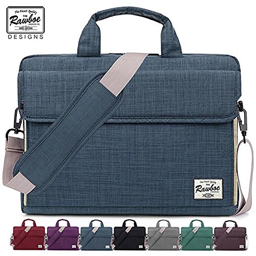 Rawboe® 13 -13,3 Zoll MacBook Pro Retina intelligente neue Art-Oxford-Gewebe Multi Functional eleganten, tragbaren Laptop-Tasche Laptop-Hülle für Mann / Frau Tragetasche Messenger Bag Schulter-Aktenkoffer Handtasche für MacBook Air / Oberflächen Pro 4 / Laptop / Notebook / ipad / Tablet / MacBook / Ultrabook / Computer für Apple / Acer / Asus / Dell / Fujitsu / Lenovo / HP / Samsung / Sony / Toshiba mit Schulterriemen und mehrere Taschen - Blau