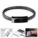 bsolli portátil Pulsera Pulsera Estilo USB Fecha Cable de Carga para...