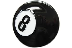 JEAN'S FRIEND Enamel 8 Pool Ball Belt Buckle Gurtelschnalle Boucle de ceinture