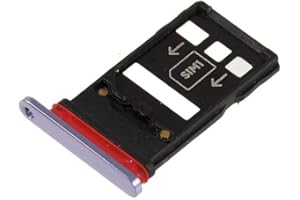 jbTec Dual SIM-Tray/NM-Card Karten-Halter kompatibel mit Huawei Mate 20 X / 5G - Slot Schlitten Rahmen, Farbe:Lila