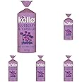 Kallo Blueberry & Vanilla Corn & Rice Cakes, Wholegrain Low Fat Healthy Snacks for Adults & Children, Vegan Friendly, Gluten Free, No Artificial Flavours or Preservatives, Single Pack – 1 x 131g