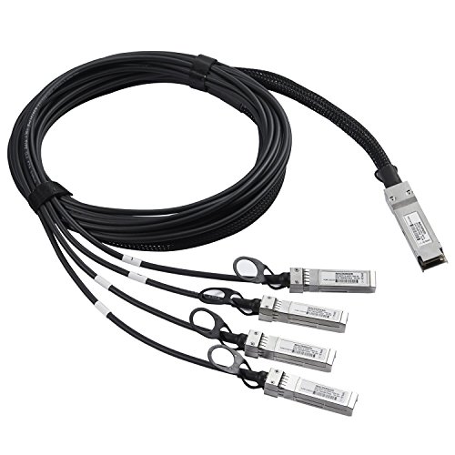 MACROREER for Cisco QSFP-4SFP10G-CU3M 40GBASE-CR4 QSFP+ to 4SFP+ 10GBASE-CU DAC Direct Attach Breakout Cable 3-meter Passive