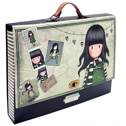 Gorjuss By Santoro - Maletin cart  n 555gj03 gorjuss tie verde
