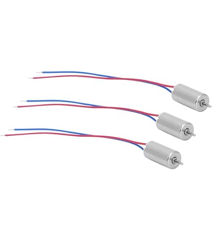 Paire Moteurs Coreless DC 3.7V 720 Mini Hélicoptère - Grand Couple, 45000 Tr/min, Hélice Incluse