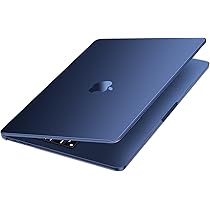 EooCoo Hoes compatibel met MacBook Air 15 inch Case M5 M4 M3 M2 2026 2025-2023 Mac Book Air 15,3 Midnight A3448 A3241 A3114 A2941, Ultradunne Harde Beschermhoes Glanzend - Kristal Middernacht