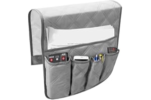 COPIEL podłokietnik sofa organizer na sofę fotel Caddy krzesło stabilne łóżko torba do przechowywania wiszący podłokietnik z kieszeniami na pilot do telefonu IPad, książka, czasopisma