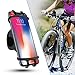 Produktbild HShyxlkj Fahrrad Handyhalter Silikon Fahrradnavigation Anti-Drop-Handyhalter für 4-6,5-Zoll-Weichplastik,RAXFLY Elastic Universal Bicycle Bike Handlebar Mount Holder for 4-6.5inch Phone Schwarz