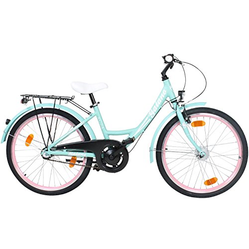 24 Zoll Galano Mädchenrad Jugendrad Cityrad Mädchenfahrrad