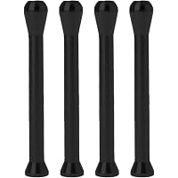 UENXRXE - Lot De 3 Mini Distributeurs De Voyage Avec Cuillère - Flacons Métal Hermétiques 65 Mm - Noir/Rouge/Bleu