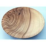 Holzschale Esche 28cm / Unikat Groß Maserung Natur Öko Obstschale Brotschale Design Designer