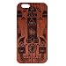 Produktbild Tping Echt Holz Schutzhülle für iphone 6 Plus / 6S Plus, Hölzerne PC Hardcase mit Gravur Muster Design Kreativ Etui Handyhülle für Apple iPhone 6 Plus / 6S Plus 5,5 Zoll Handyschale (Antikes Ägypten)