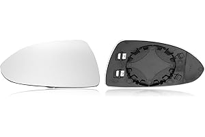 Anlseiod Specchietto Riscaldabile Sinistro per Opel Corsa D 2006-2014 Corsa E 2014- Vetro Specchietto Esterno Regolabile Adatto Lente Retrovisore Specchio Vetro Specchietti 1426555