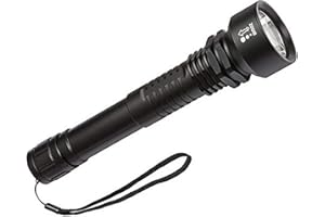 Brennenstuhl linterna LuxPremium con LED CREE (700 lm, 300 m, IP67, gran cantidad de funciones de iluminación) negra