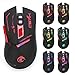 Produktbild brolux (TM) 2.4 G Gaming Mouse Kabellos X30 Lade USB 2400dpi Gaming wiederaufladbar kabellos Optische Maus [weiß], schwarz, Bx-UK-32815333335-MLS-Mouse-Black