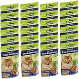 Dehner Katzenfutter, Ragout Adult Ente und Kaninchen, 24 x 100 g (2.4 kg)
