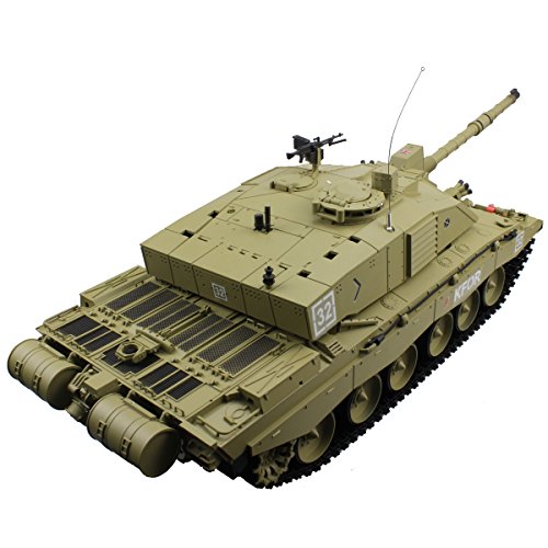 Hugine 2.4Ghz 1/16 Emulational British Challenger 2 RC Main Battle Tank With Smoke and Sound Effect