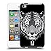Produktbild Head Case Designs Königstiger Grosses Illustrierte Gesicht 2 Ruckseite Hülle für Apple iPod Touch 4G 4th Gen