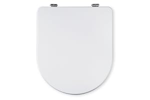 ESTOLI Tapa Wc Compatible Marina Gala Horizontal Anterior 2007 - Asiento Inodoro Madera Lacada - Bisagra Metálica - Fácil Instalación y Limpieza - 36 x 41 x 5 cm