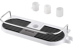 Ibergrif, shower shelf for shower bar, adjustable shower shelf (M34032)
