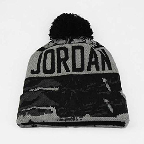 New Season Sports Beanie Cuffed Winter Knit Cap(black)