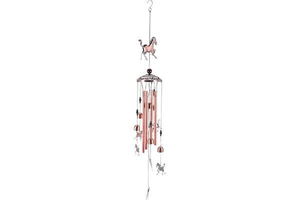 Wanjorlay Carillons éOliens Vintage, Carillons éOliens de Cheval Carillons éOliens de Musique pour la Famille Dames Festivals Balcons Porches DéCoration de Jardin