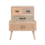 Robusto y resistente - La base superior puede sostener hasta 25 kg y cada cajón 5 kg