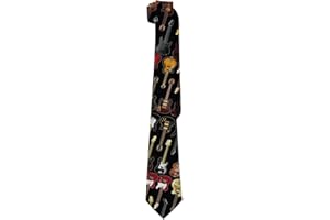 SKT T1 Men's Novelty Neckties Funny Music Ties Gifts for Men Teen Boys, Fashion Neck Tie for Birthday Christmas Party