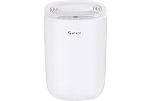 Meaco MeacoDry Dehumidifier (White) - Ultra Quiet, Energy Efficient Electric Compressor for Home - Removes Condensation & Damp, Prevents Mould