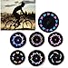 Produktbild HITOP Light Fahrrad Licht 7 LED Vollfarbige Rad Speichen Wasserfeste Reifen helle LED Licht Lampe - 12 Muster Themen mit Hunderten - Ideal zum Aufpeppen