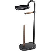 APEXCHASER Porte-Papier Toilette, Support de Papier Toilette pour 4 Rouleaus, Porte-Rouleau de Papier Toilette de Métal et Bo