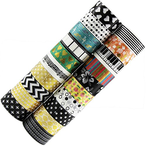 EDGEAM Washi Tape 20 piezas cinta adhesiva banda decorativa Masking Tape reviews EDGEAM Washi Tape 20 piezas cinta adhesiva banda decorativa Masking Tape