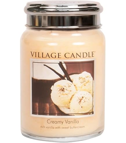 WarmEmbrace Candela Profumata Al Cocco E Vaniglia: 8 Once In Vaso Ceramica Per Aromaterapia E Home Decor