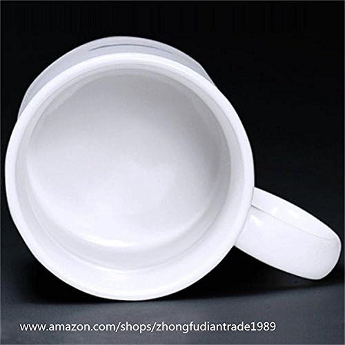 Good Gift Custom Ceramic Coffee Mugs Printed "Show Me Your Kitties" On Sides Of White Mug 11.5oz