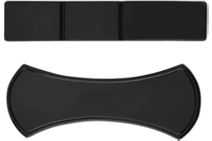 Oumij Nano Gummiauflage 2 Stück,Auto Anti Rutsch Pads Magic Nano Gummiauflage Universal Sticky Gel Pad Handyhalter Fixate Gel Pad Gummiauflage Halterung für Auto/Handy (Schwarz)