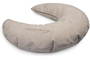 ‎BOOKIEPAD Bookiepad Lesekissen Classic creme mit Tasche, Füllung Polyester für bequemes Lesen, cozy reading, egal ob Wohnzimmer oder Schlafzimmer das perfekte Buchkissen.