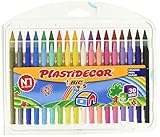 ceras carioca Ceras plásticas de colores BIC Kids Plastidecor - Estuche de 36 unidades, ceras de colores surtidos