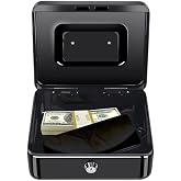 Large Size 2 Key Coin Safe Drawer Case Jewelry Case Double Layer Concealed Compartment.
