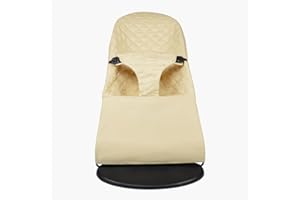 Cover Belltop compatible with Babyjörn bouncer: Balance, Soft & Bliss. Baby's seat for baby bouncer. Cover hammock: ergonomic fit. Hypoallergenic poly cotton. Fabric seat bouncer - Beige