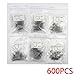 Produktbild Uzinb 600PCS / Set 0.8mm 0.6mm Edelstahl Hot Staples Welder Staple f¨¹r Auto-Autoreparaturkunststoffschweien Reparieren